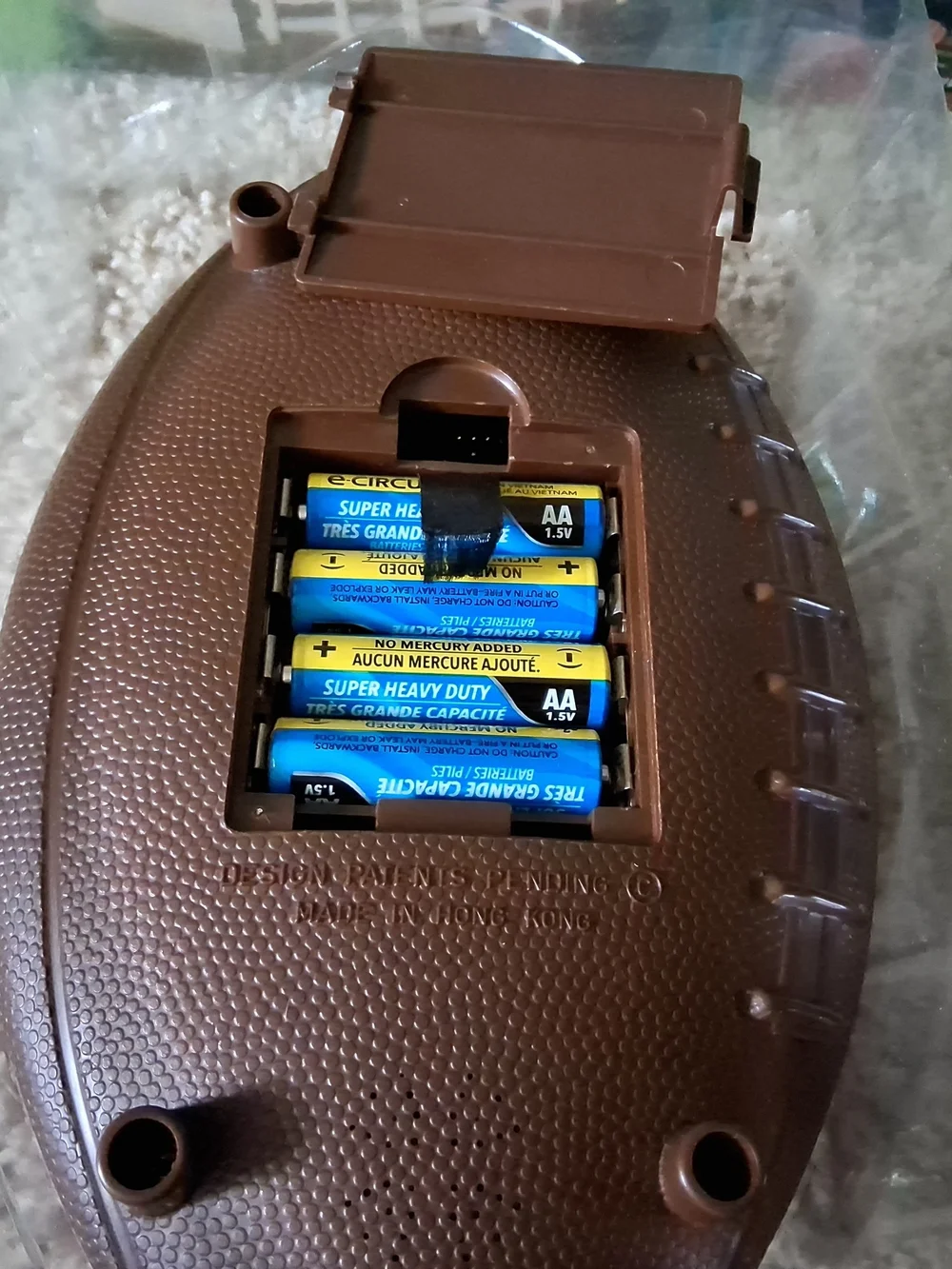 POWER PIGSKIN FOOTBALL 80's Handheld Electronic Tabletop Video Game. Working!